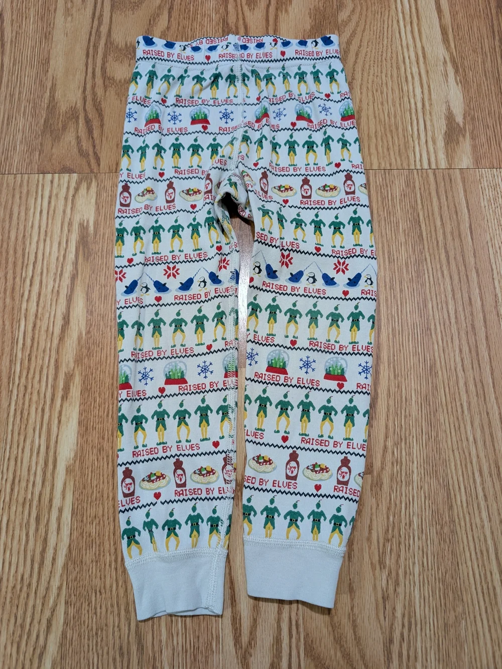 Hanna Andersson Long Sleeve Holiday Elf Pajamas 100 4T Organic Cotton
